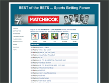 Tablet Screenshot of bestofthebets.co.uk